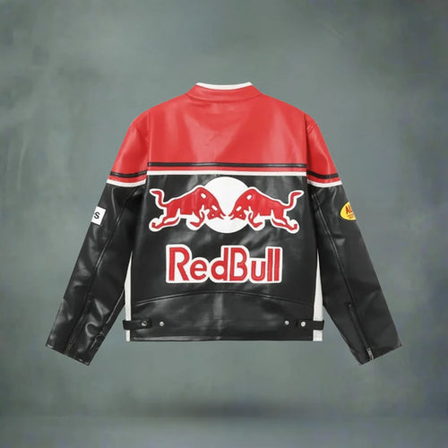 Red Bull Racing Leather Jacket – F1 Style