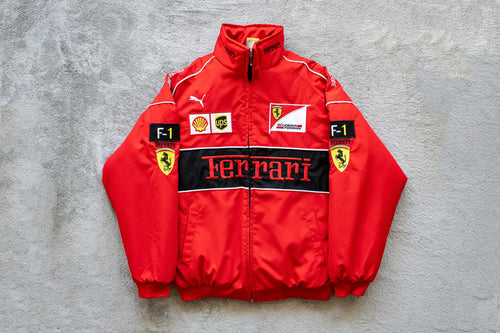 Red Ferrari Racing Jacket – F1 Style