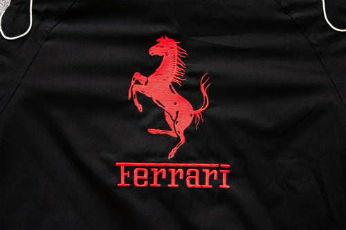 Black Ferrari Racing Jacket – F1 Style