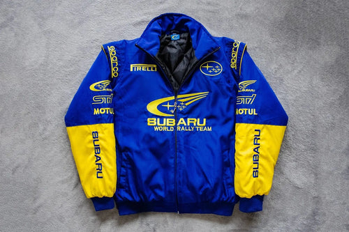 Blue Subaru Racing Jacket – Rally Style