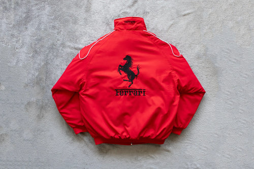 Red Ferrari Racing Jacket – F1 Style